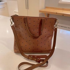 MADEWELL Zip-Top Crossbody in English Saddle